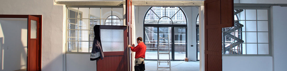 Man Installing Door