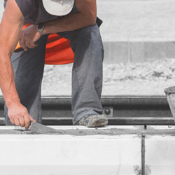 Man Laying Concrete