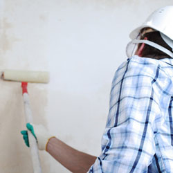 Man Painting Wall